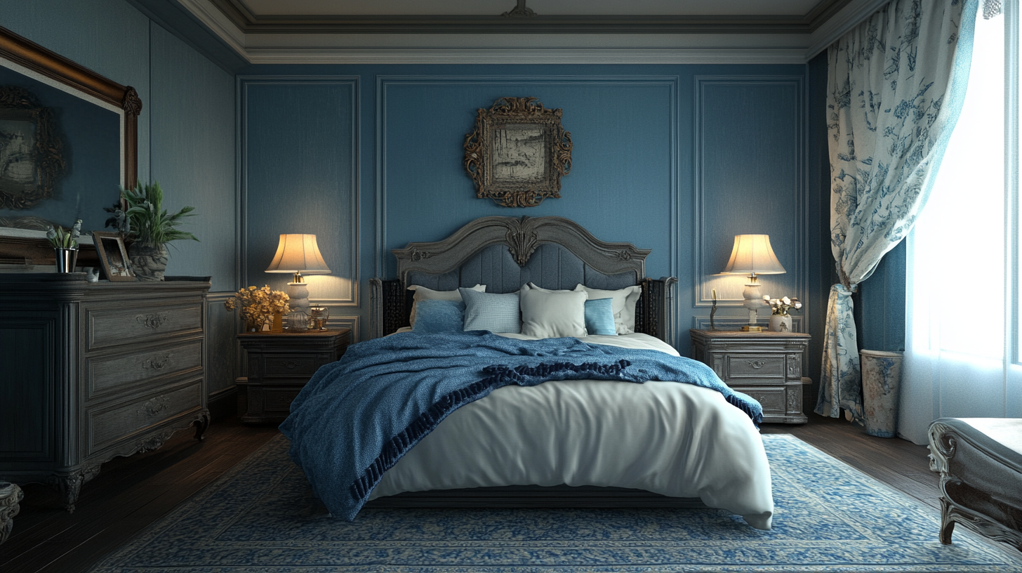 Create a serene oasis with these beautiful blue bedroom ideas.