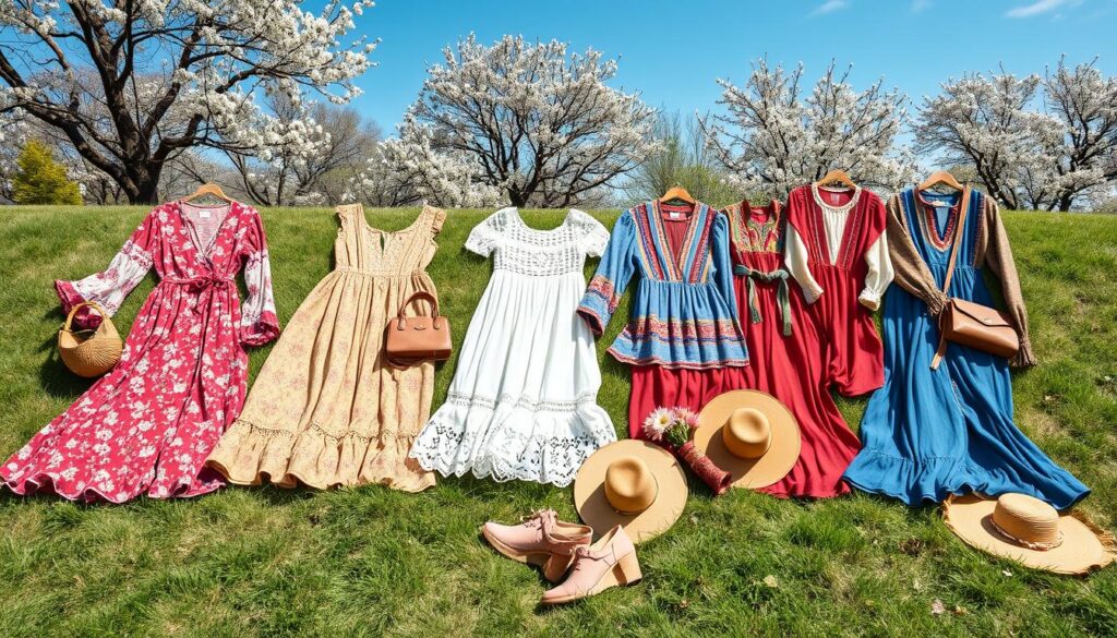 affordable spring bohemian outfits