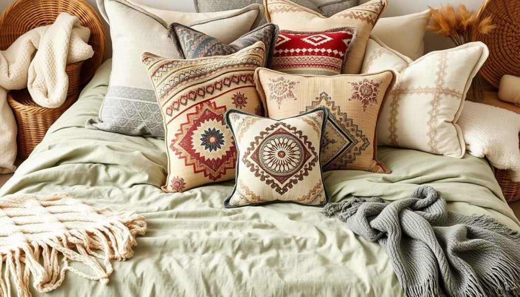 boho decorative pillows