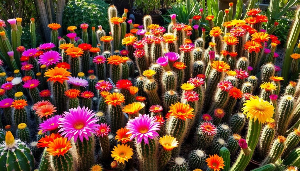 cactus flower garden