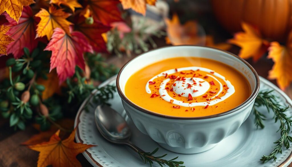 creamy and spicy butternut squash soup