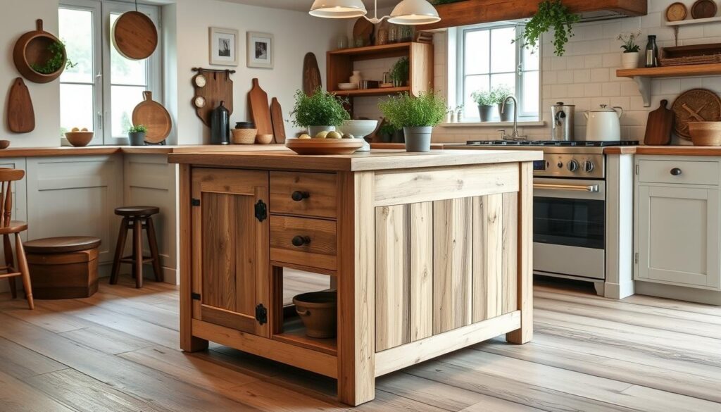 fold-out kitchen island