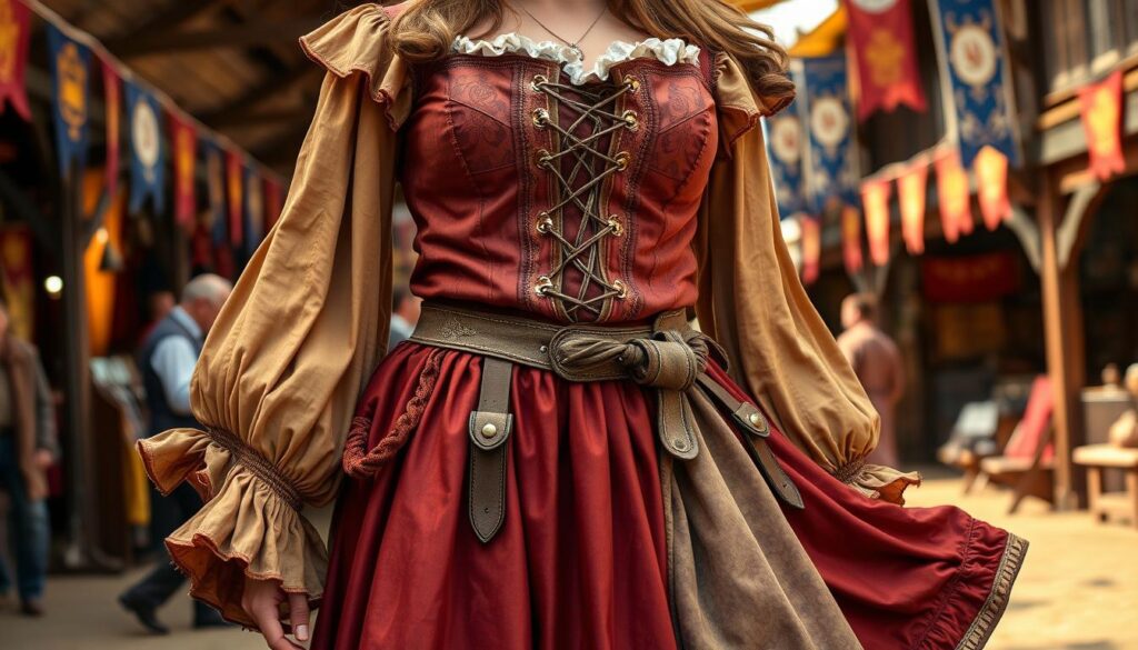 historical wench attire