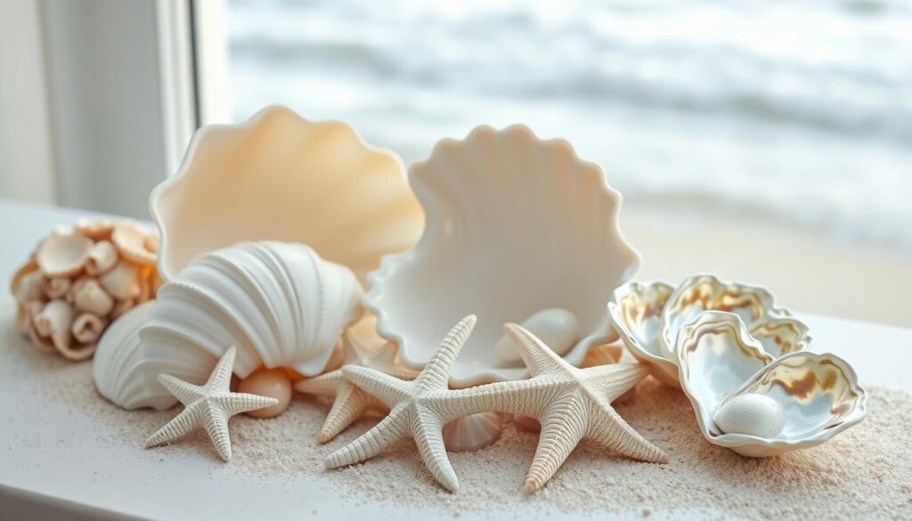 seashell decor pieces