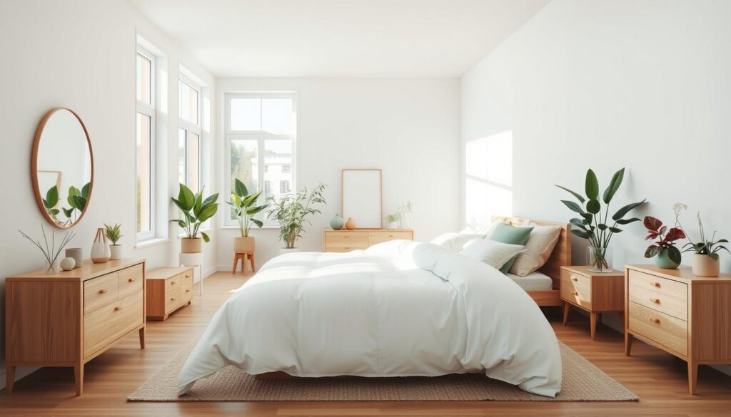 white bedroom interiors