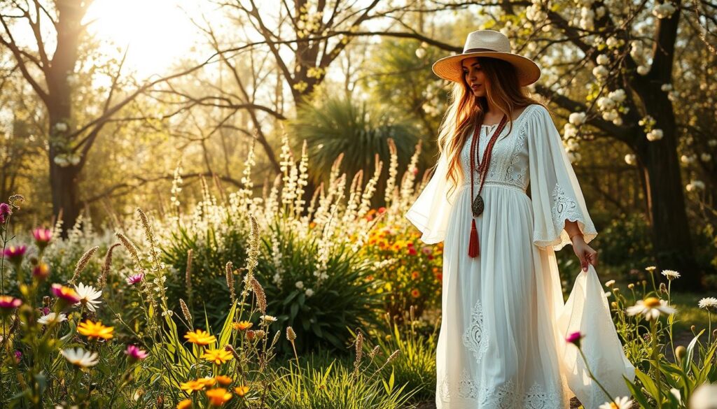 white boho chic