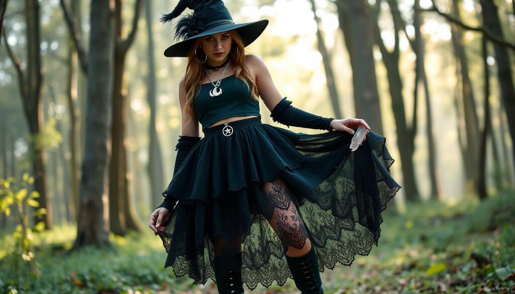 witch skirt outfit