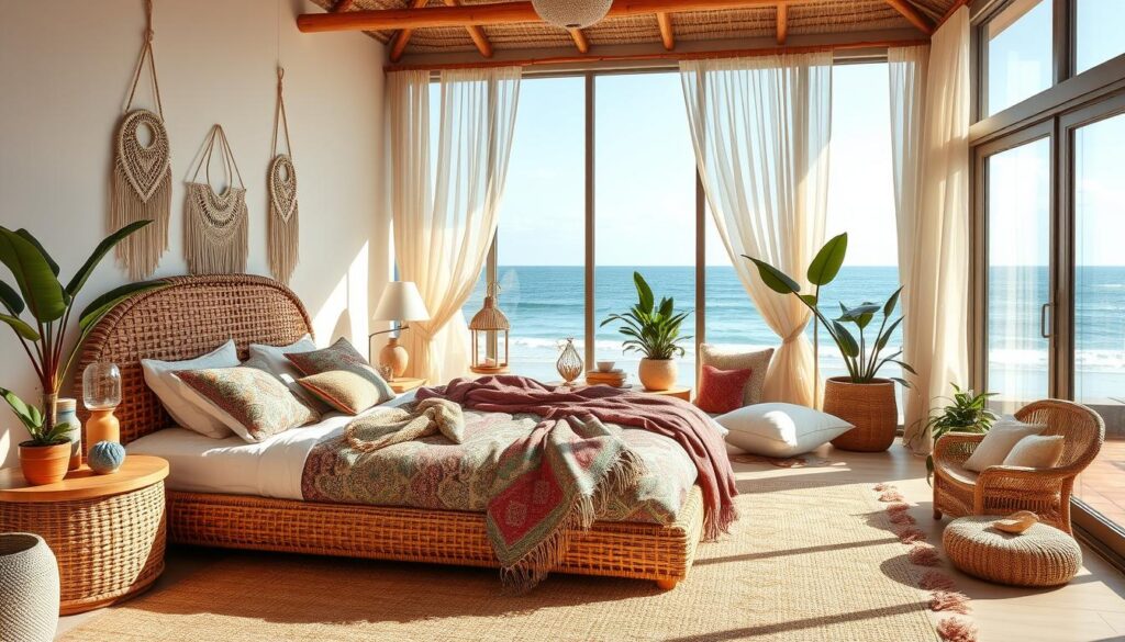 bohemian beach bedroom ideas