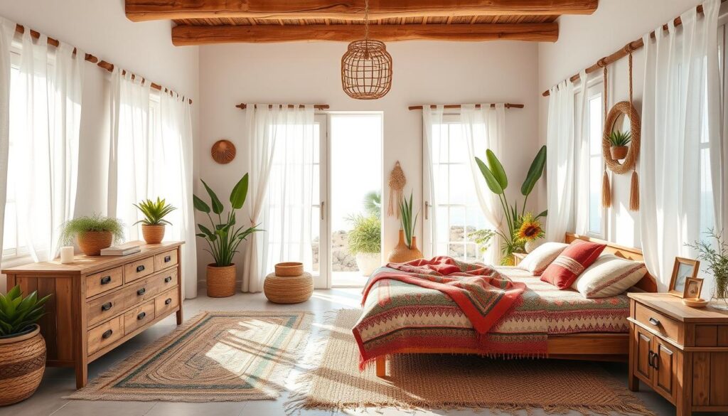 bohemian bedroom designs