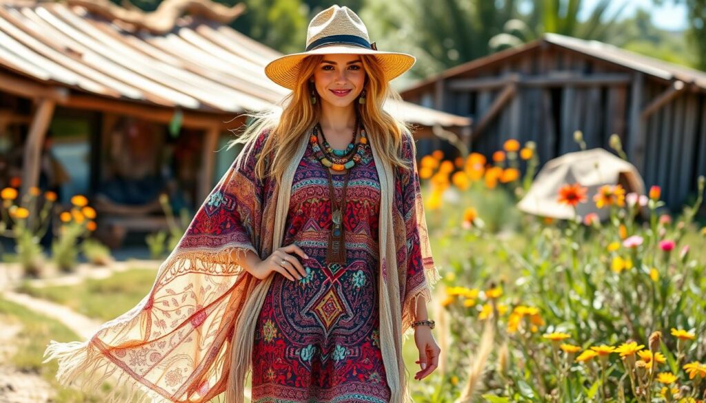 bohemian chic clothing