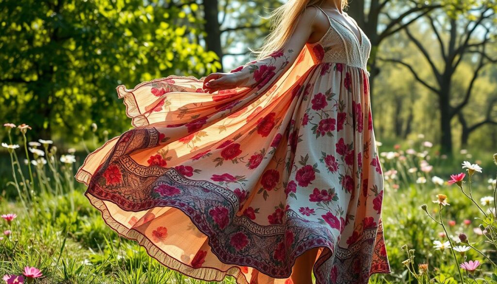 bohemian maxi dress