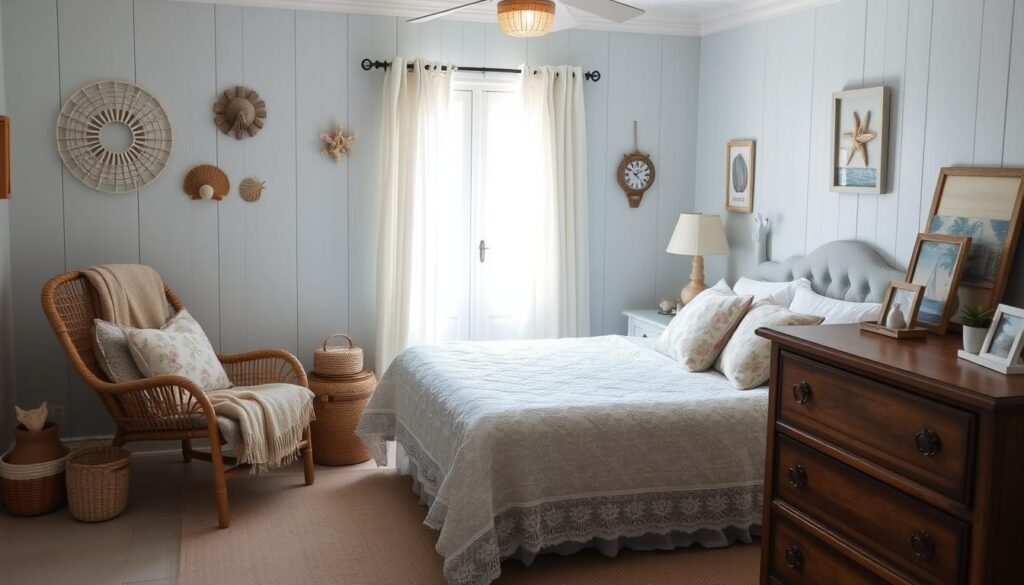 coastal grandma aesthetic bedroom