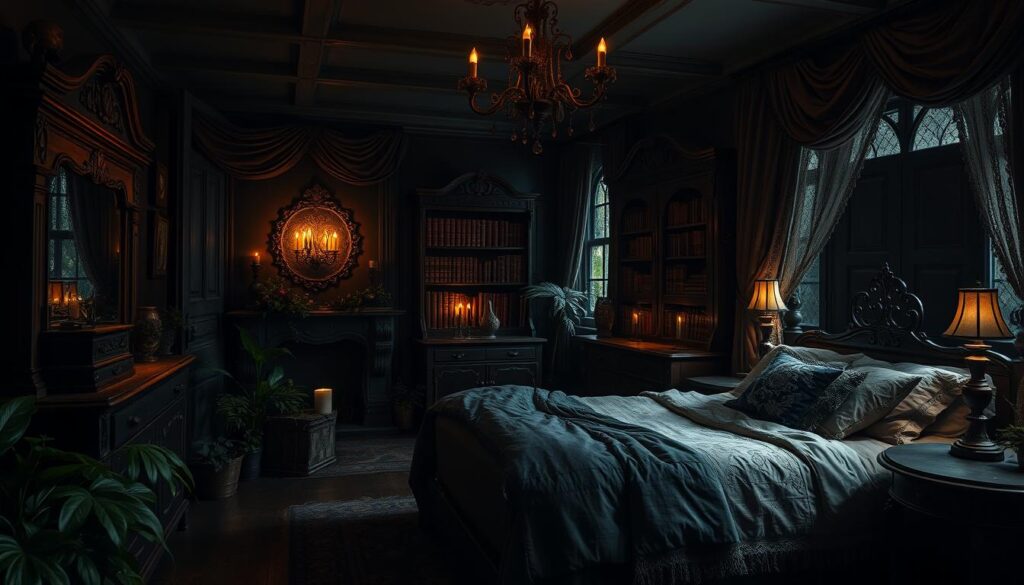 dark and moody home decor