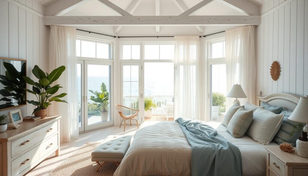 light and airy bedroom decor