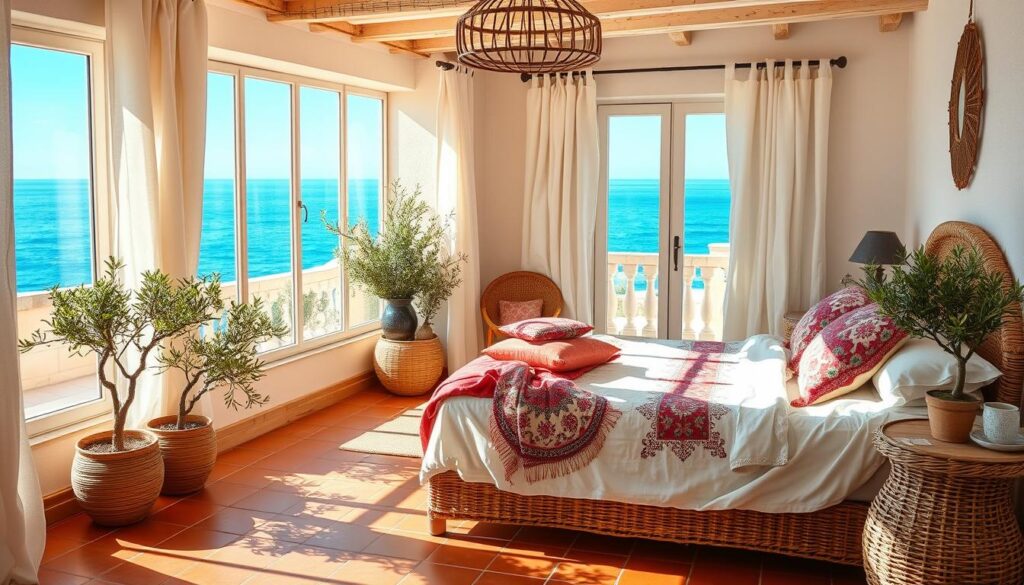 mediterranean bedroom decor