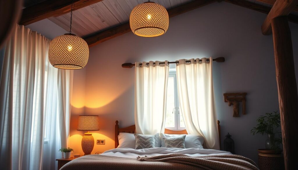 mediterranean bedroom lighting