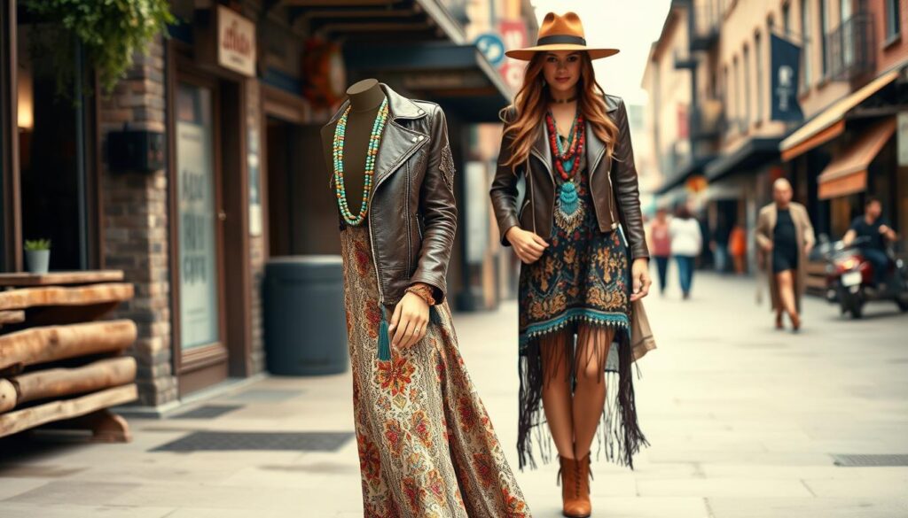 moto boho outfit