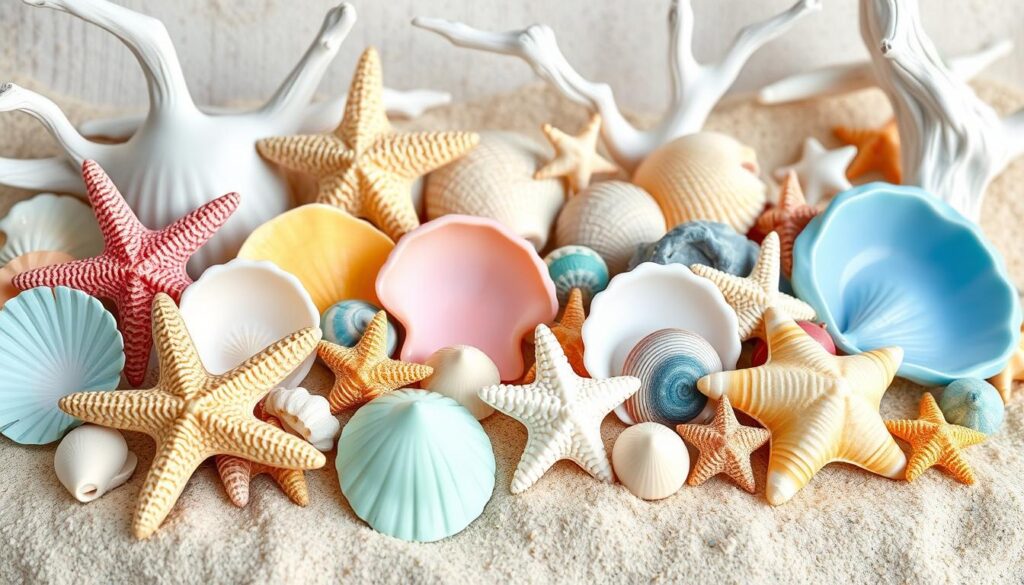 seashell home decor accents