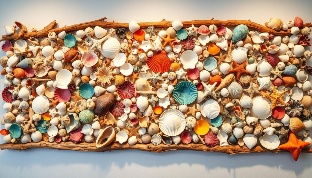 seashell wall art