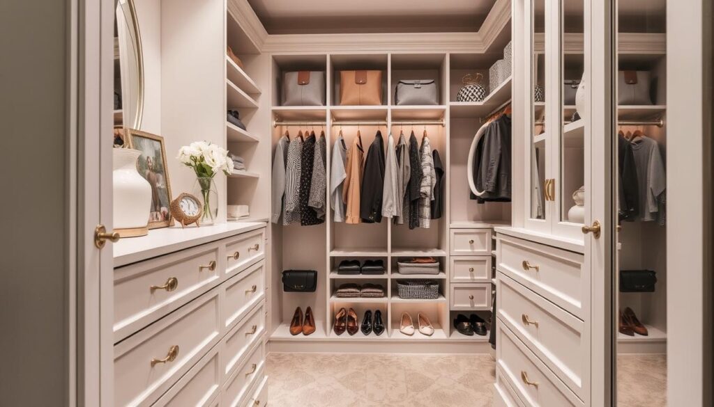 small walk-in closet ideas