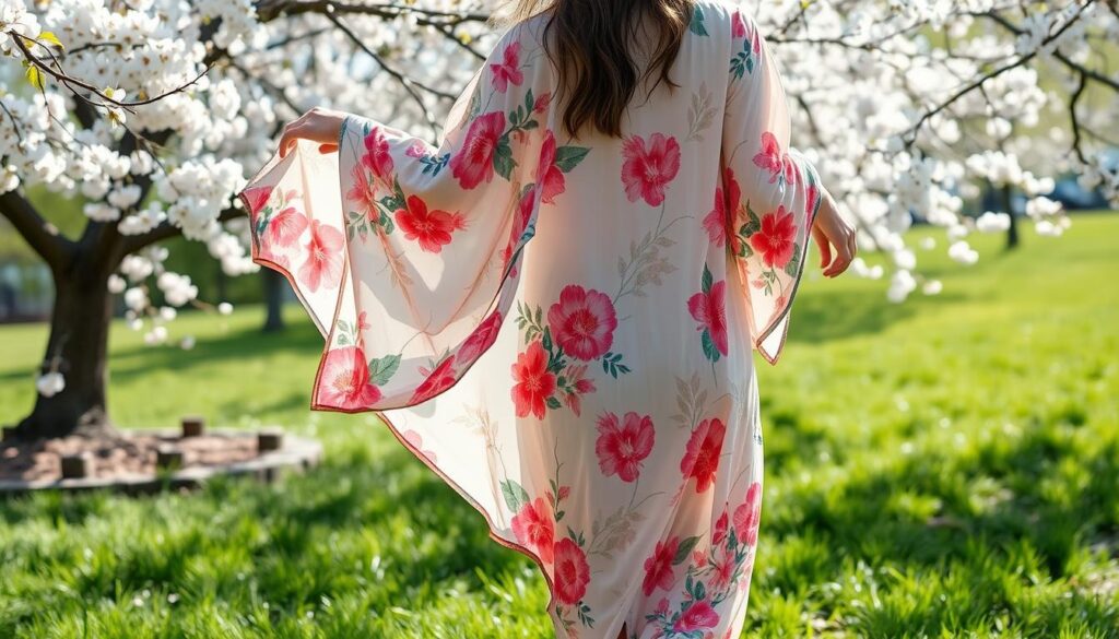 spring kimono