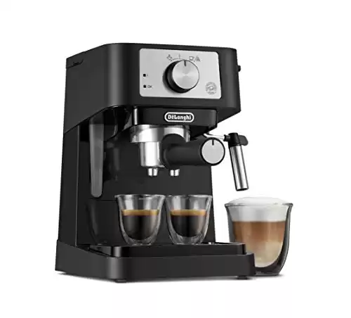 De'Longhi Stilosa Compact Espresso Machine With Milk Frother