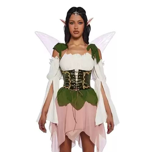 Dolls Kill Renaissance Fairy Costume - Medieval Pixie Sprite Outfit by Trickz N' Treatz - Small