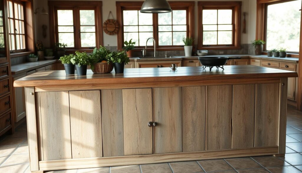 rustic kitchen island ideas